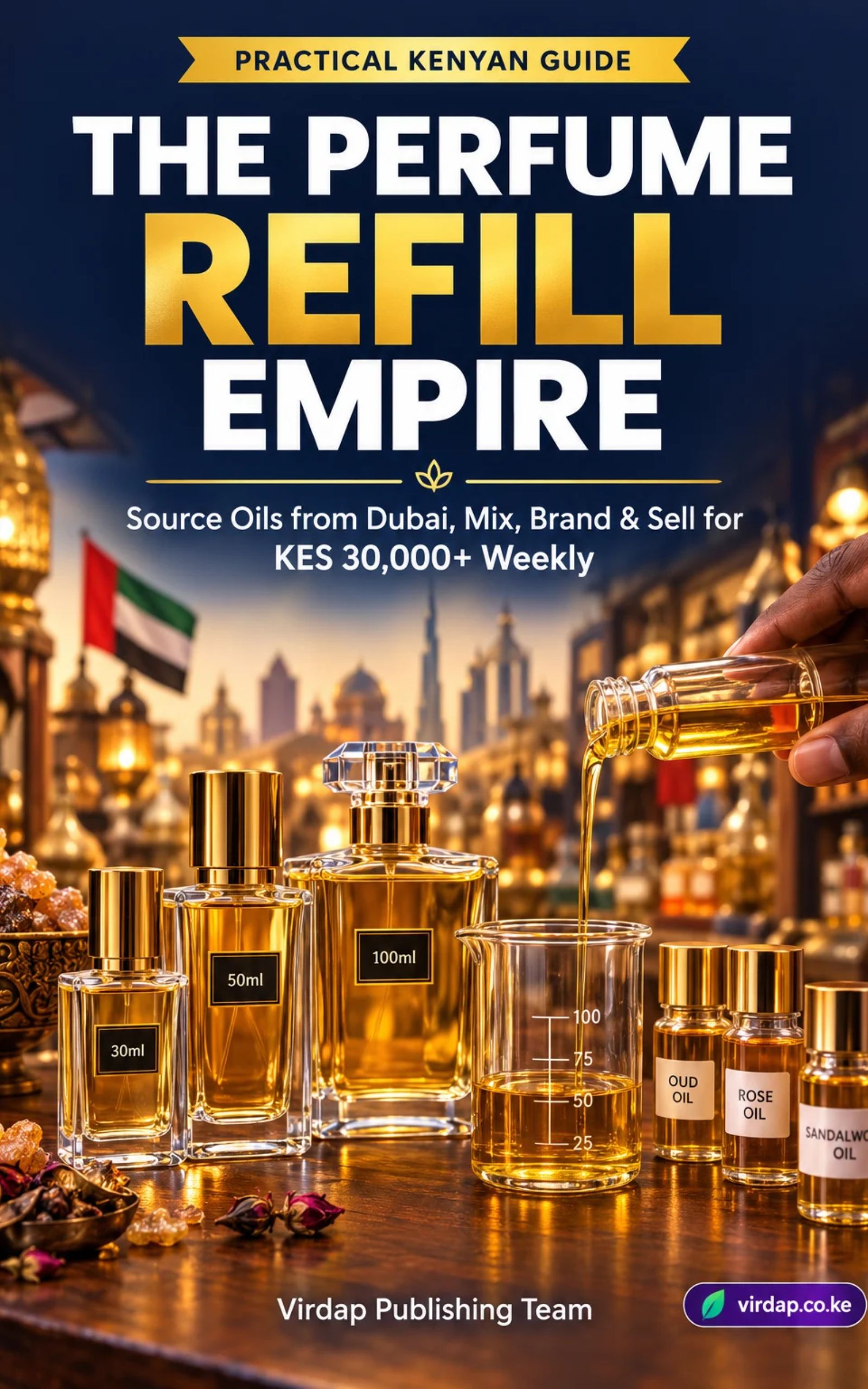 The Perfume Refill Empire: How to Source Concentrated Oils from Dubai, Mix, Brand, and Sell Refill Perfumes for KES 30,000+ Weekly from a Single Table